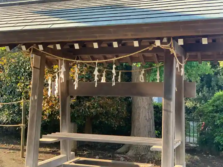 神明神社の手水舎