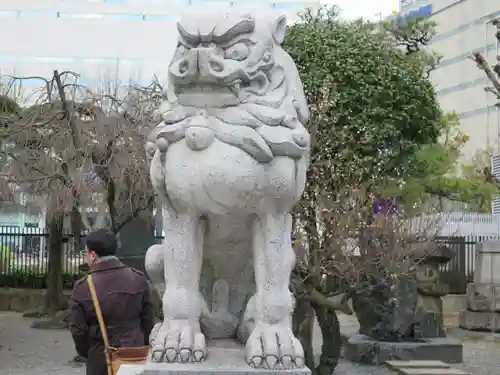 警固神社の狛犬