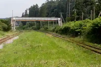 山越諏訪神社の周辺
