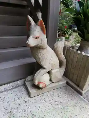三田春日神社の狛犬