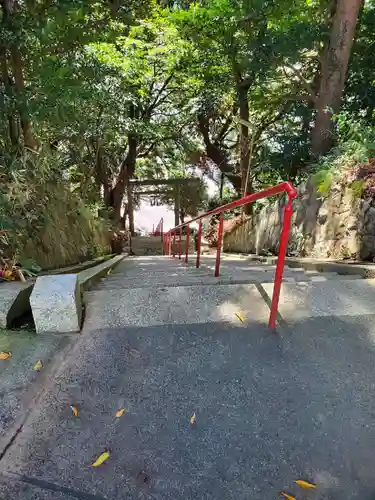 植田八幡神社の鳥居