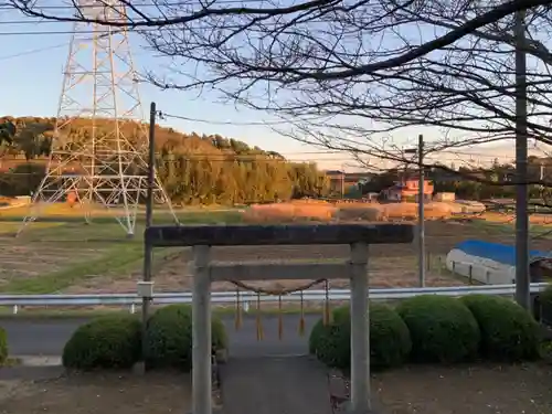 白山神社の鳥居