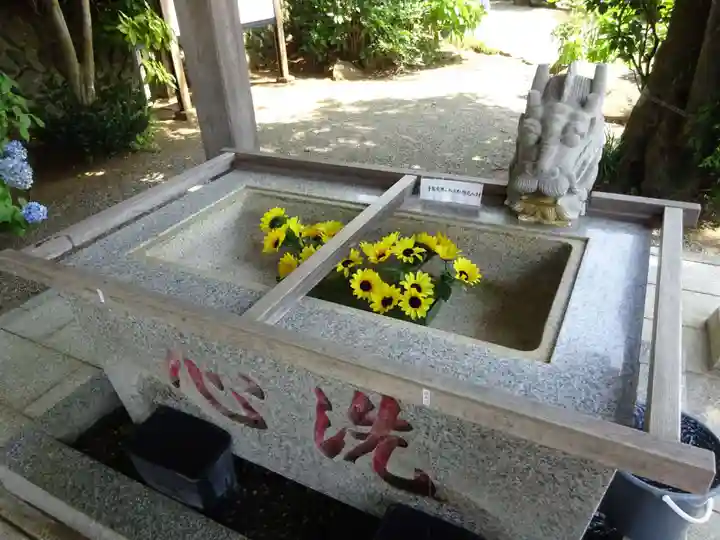 比々多神社の手水舎