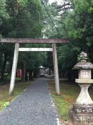 阿射加神社の鳥居