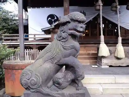 七社神社の狛犬