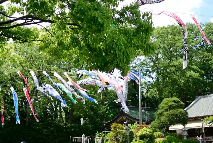 白旗神社の景色