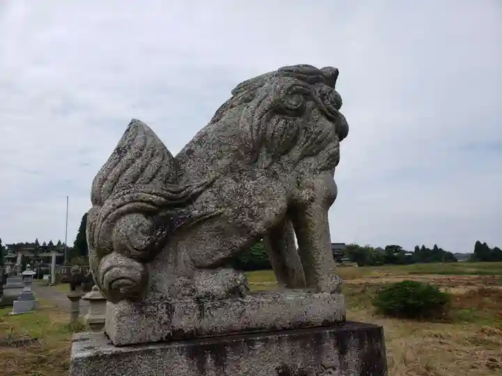 熊野神社の狛犬