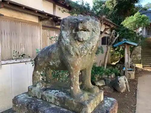 有政神社の狛犬