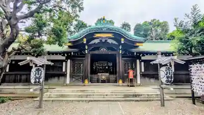 白金氷川神社の本殿・本堂
