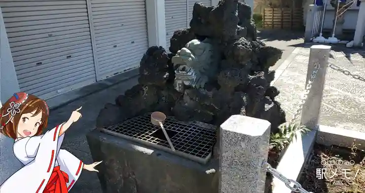 上千葉香取神社の手水舎