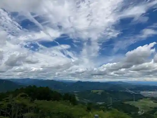 阿波々神社の景色