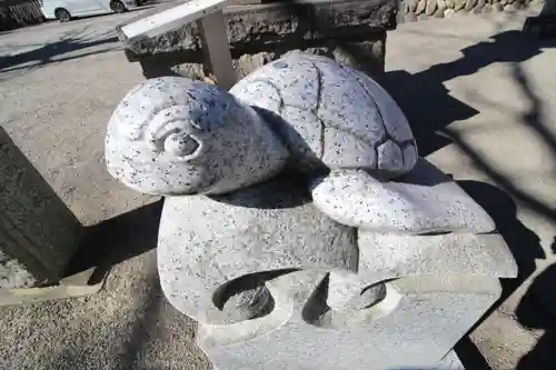 高城神社の像