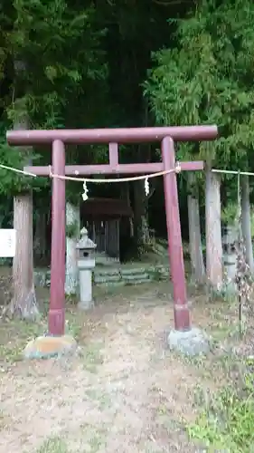 安智羅神社(松尾古城跡)の鳥居