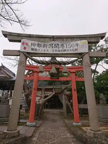 湊稲荷神社の鳥居