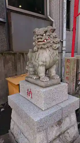 三田春日神社の狛犬