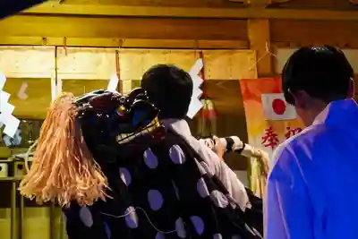 尻岸内八幡神社のお祭り