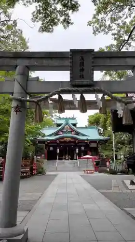 多摩川浅間神社の鳥居