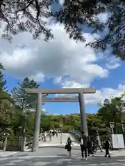 伊勢神宮内宮（皇大神宮）の鳥居