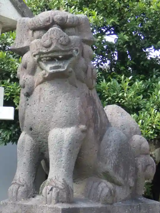 姉倉比賣神社の狛犬