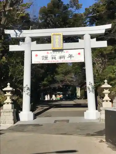 検見川神社の鳥居