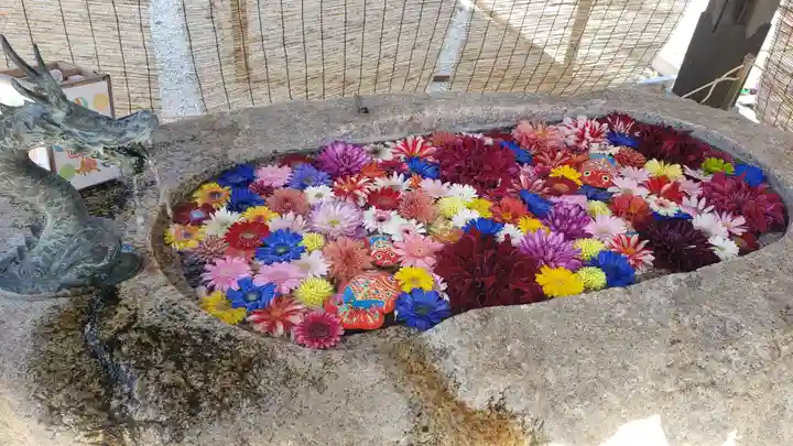 金井神社の手水舎