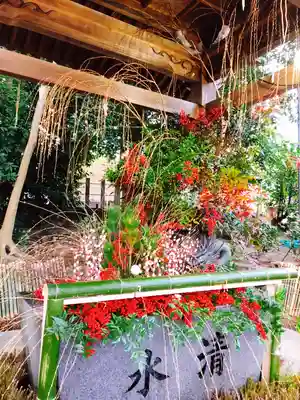 東海市熊野神社の手水舎