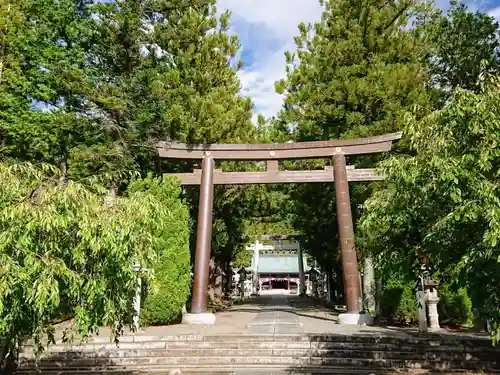 山梨縣護國神社の鳥居