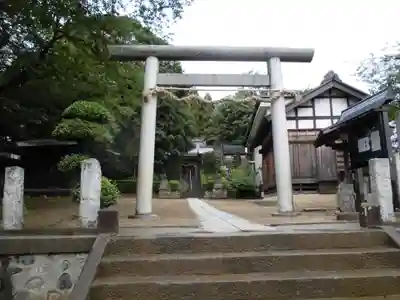 池辺杉山神社の鳥居