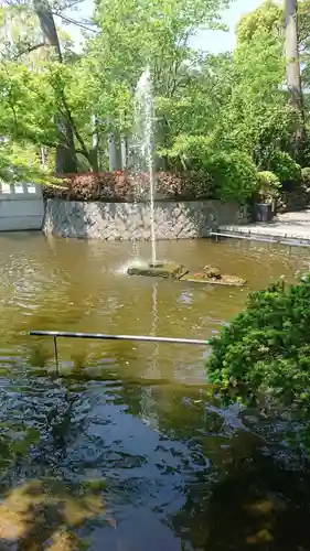 寒川神社の庭園