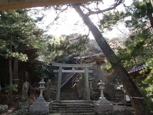 那祖師神社の鳥居