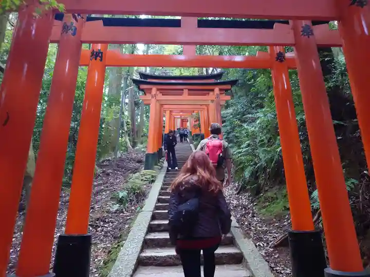 伏見稲荷大社 御膳谷奉拝所の鳥居