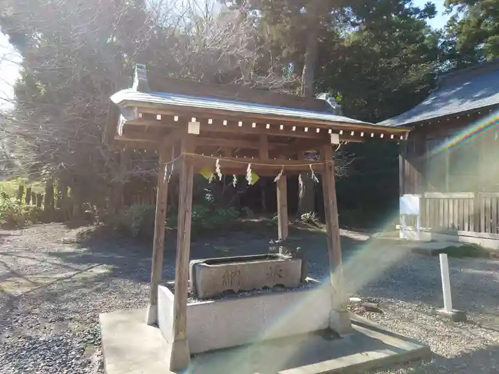 結城諏訪神社の手水舎