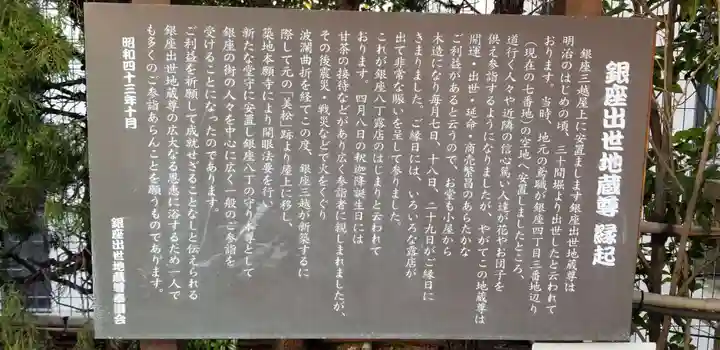三囲神社銀座摂社の歴史