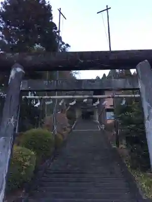 青渭神社里宮の鳥居