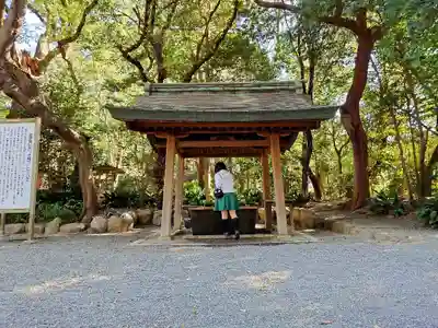 高座結御子神社(熱田神宮摂社)の手水舎