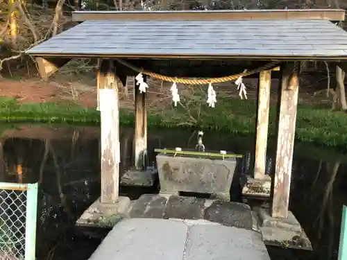 赤城神社(三夜沢町)の手水