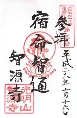 智源寺の御朱印