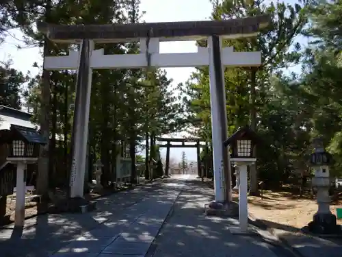 山梨縣護國神社の鳥居