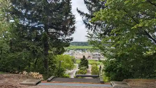 留辺蘂神社の景色