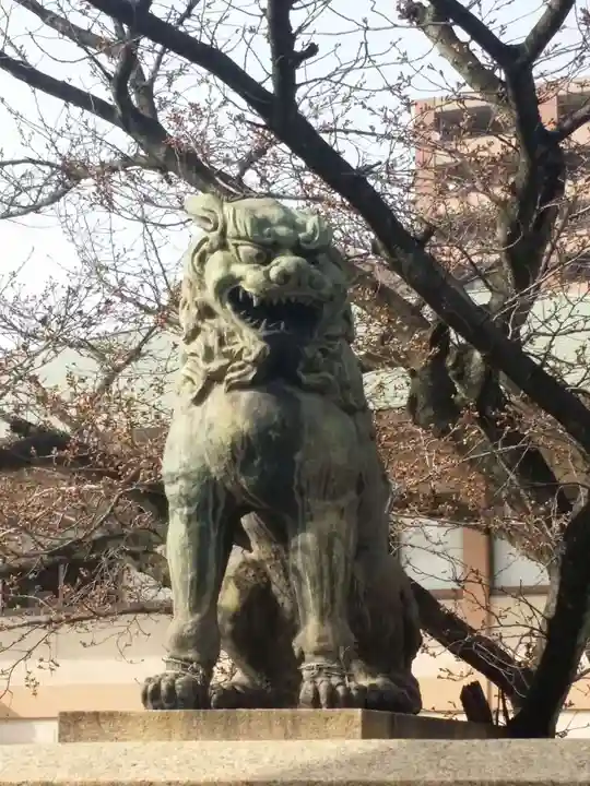 難波大社 生國魂神社の狛犬