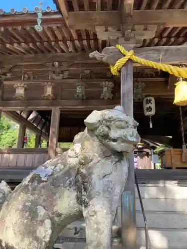 福良八幡神社の狛犬