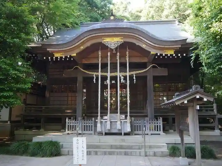 石神井氷川神社の本殿・本堂