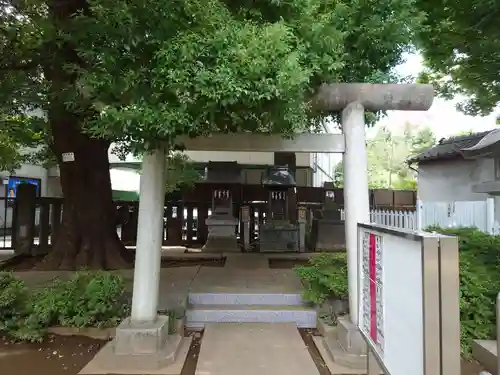 前野熊野神社の末社