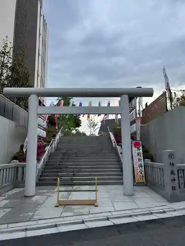 駒込妙義神社の鳥居