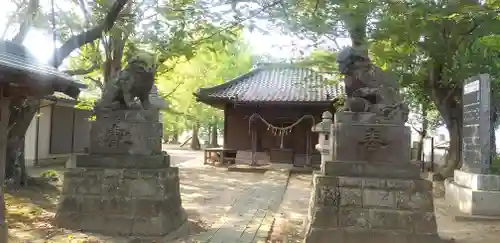 八幡神社の狛犬