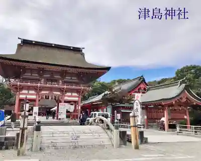 津島神社の山門・神門