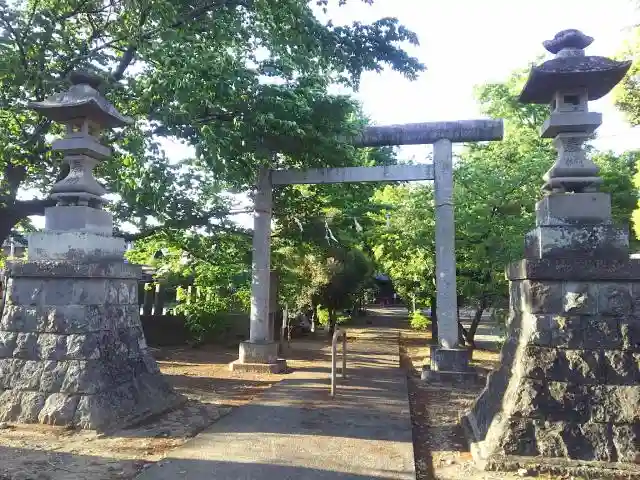 島護産泰神社の鳥居