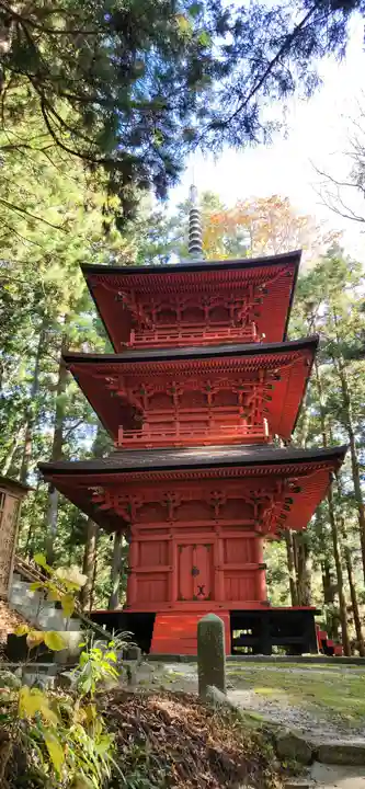 木幡山隠津島神社(二本松市)の塔