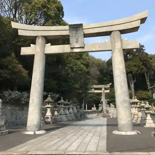 遠石八幡宮の鳥居