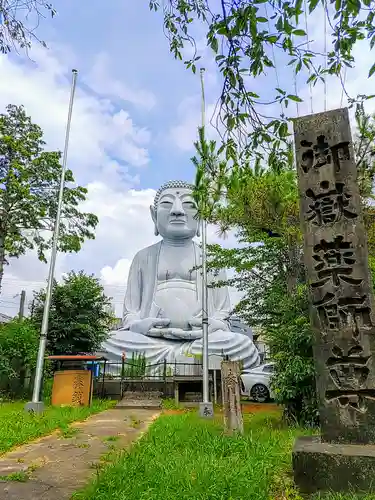 布袋の大仏（御嶽薬師尊）の仏像